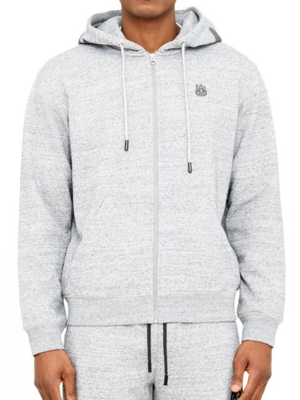 Cult of Individuality Hoodie Full Zip Gray Sweatshirt Size XL